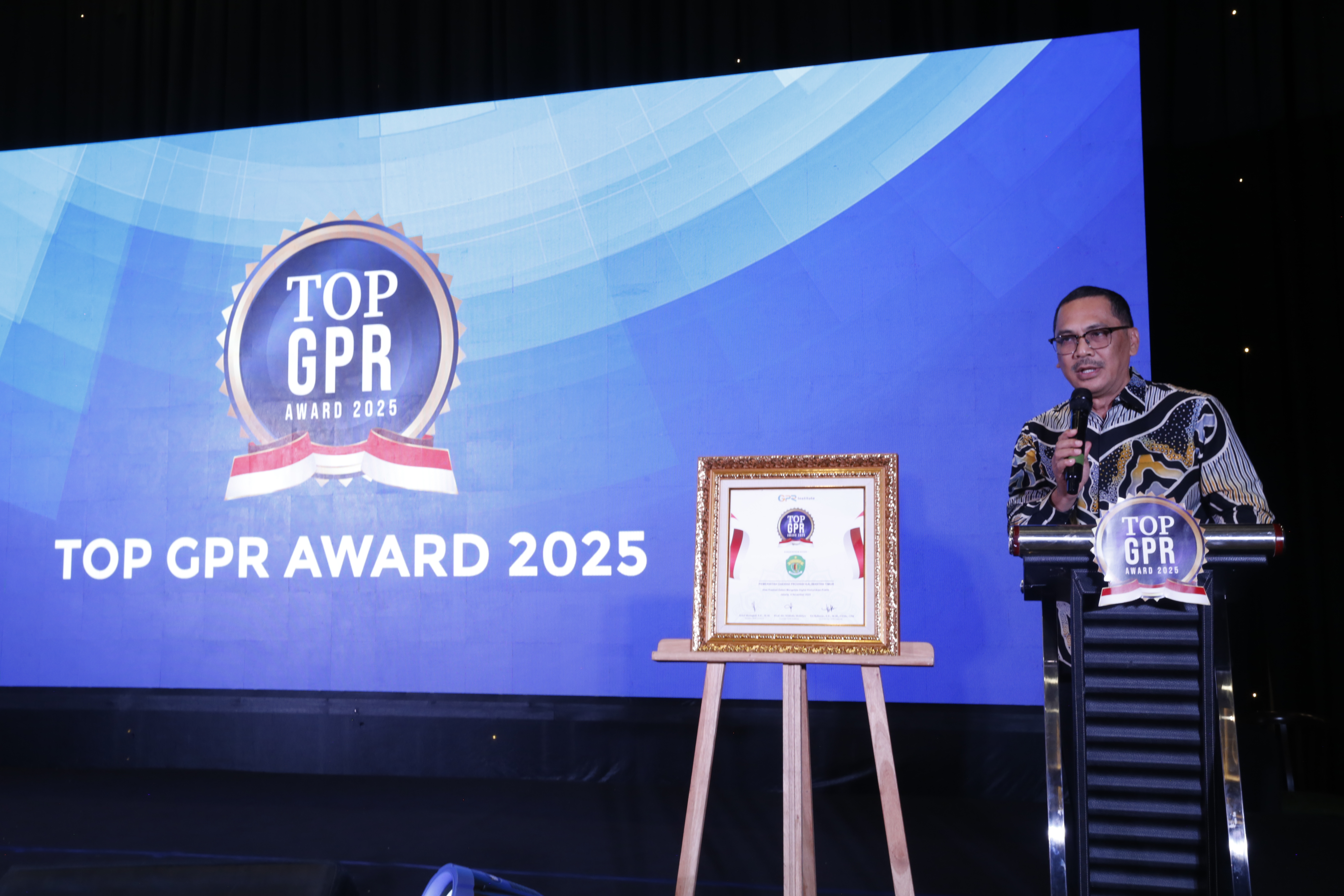 Kadiskominfo Kaltim Muhammad Faisal Raih Top GPR Leader 2025